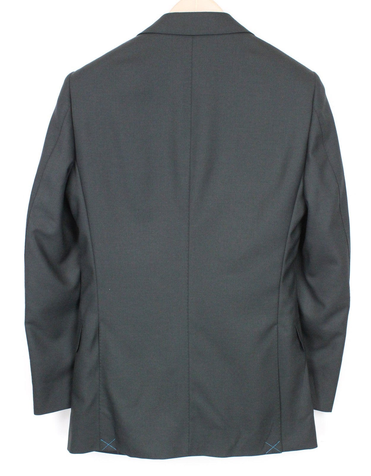 SUITSUPPLY Lazio Men's UK32R Suit 2 Piece Wool Blazer Waistcoat Lined Green