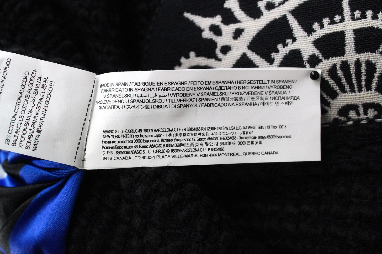 DESIGUAL L'Adoration moteriškas vidutinio ilgio EU38 juodos vilnos mišinio paltas 