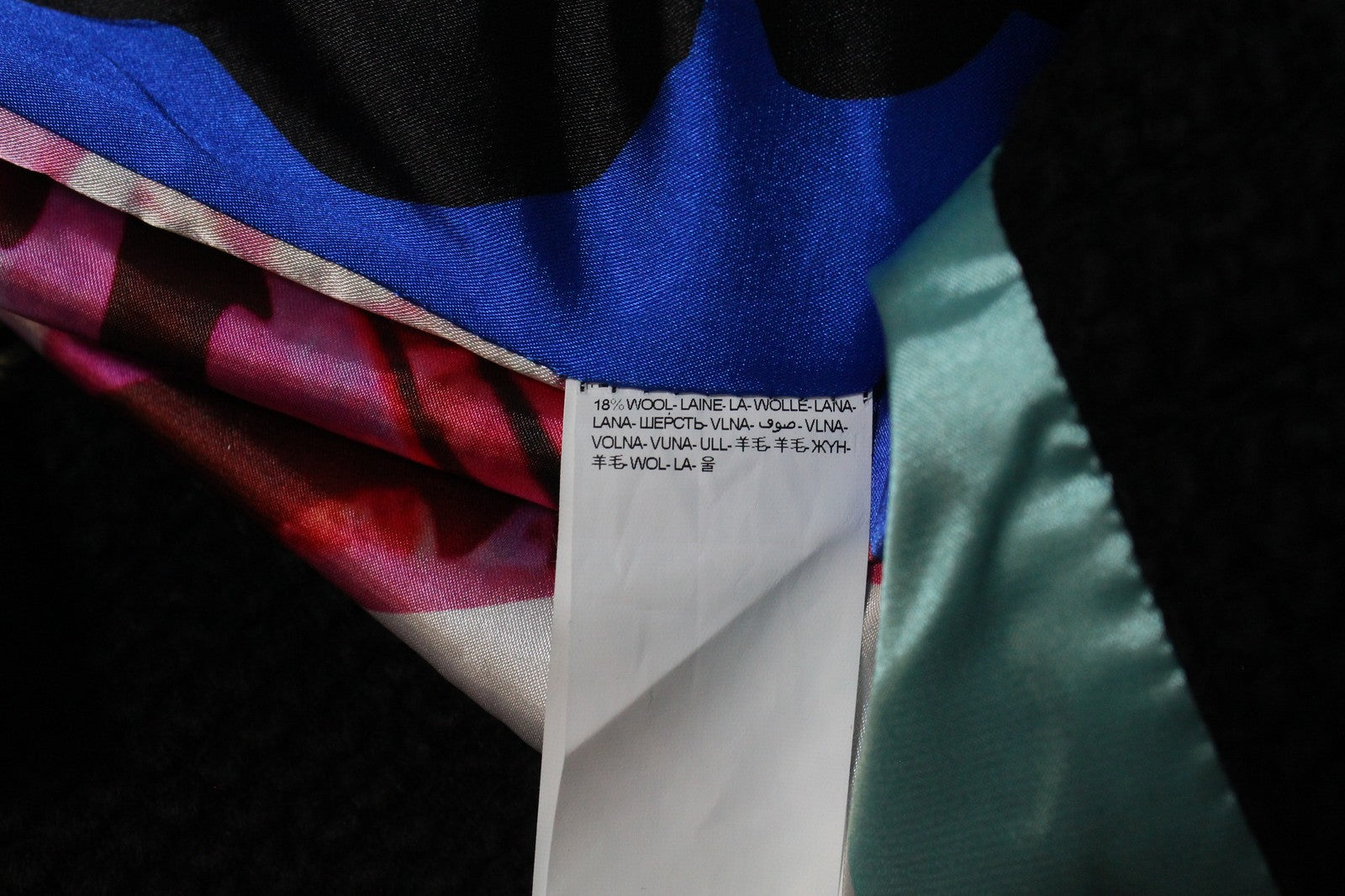 DESIGUAL L'Adoration moteriškas vidutinio ilgio EU38 juodos vilnos mišinio paltas 