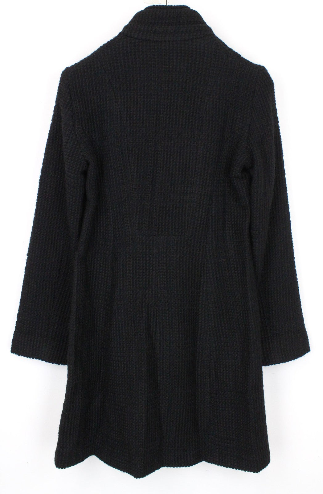 DESIGUAL L'Adoration moteriškas vidutinio ilgio EU38 juodos vilnos mišinio paltas 