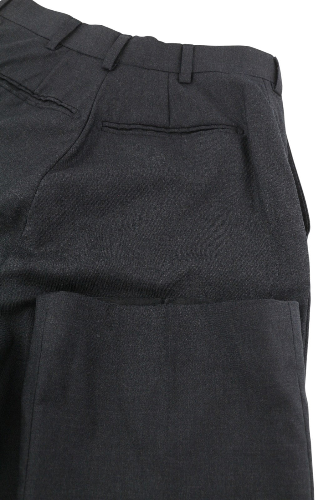 SUITSUPPLY La Spalla Men Suit UK36R Dark Grey Wool Peak Lapel Single-Breasted