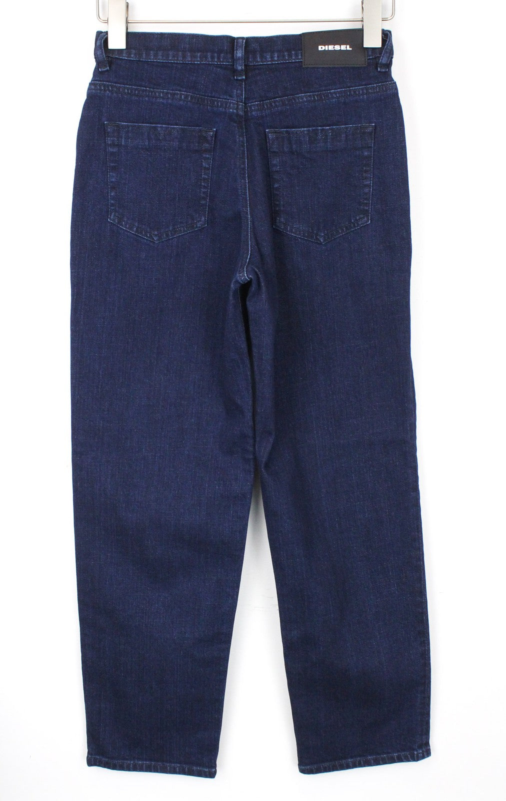 DIESEL Niclah 084CG moteriški tiesaus kirpimo džinsai W24/L32 mėlyni, tamprūs, medvilniniai mergaitiški. 