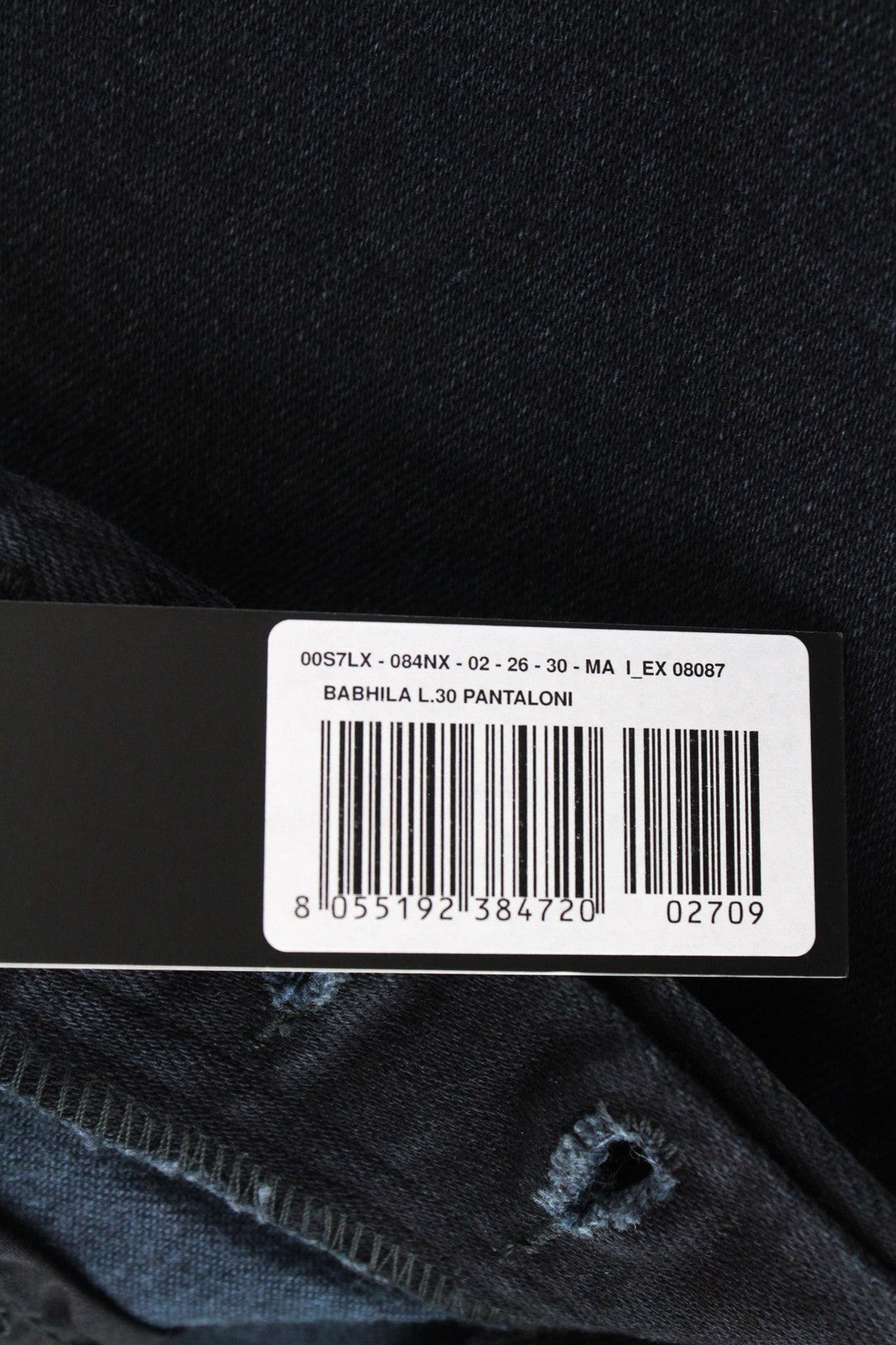 DIESEL Babhila 084NX moteriški W26/L30 džinsai Slim-Skinny tamsiai mėlyni, tamprios medvilnės audinys 