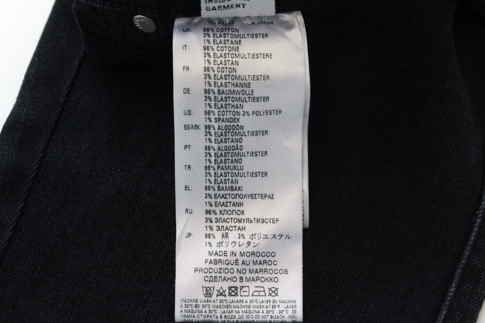 DIESEL Babhila 084NX moteriški W26/L30 džinsai Slim-Skinny tamsiai mėlyni, tamprios medvilnės audinys 