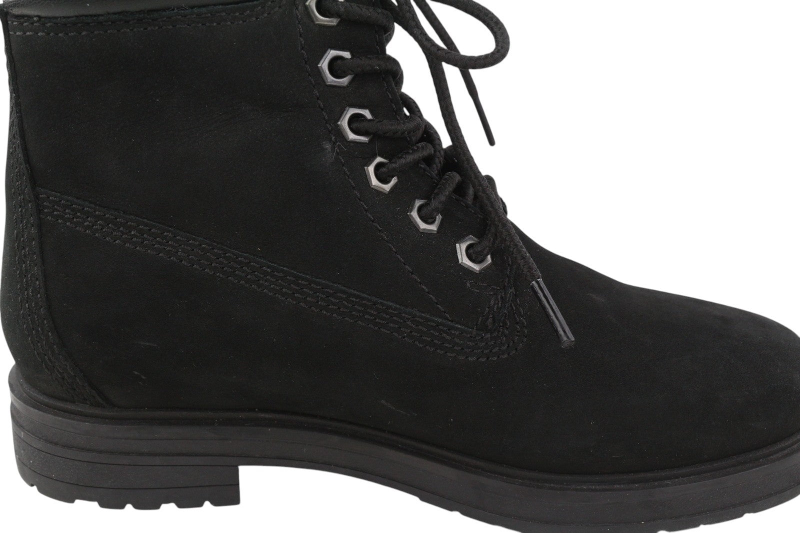 TIMBERLAND moteriški batai, 37.5 dydis, juodi odiniai, vandeniui atsparūs, su pamušalu, žieminiai. 