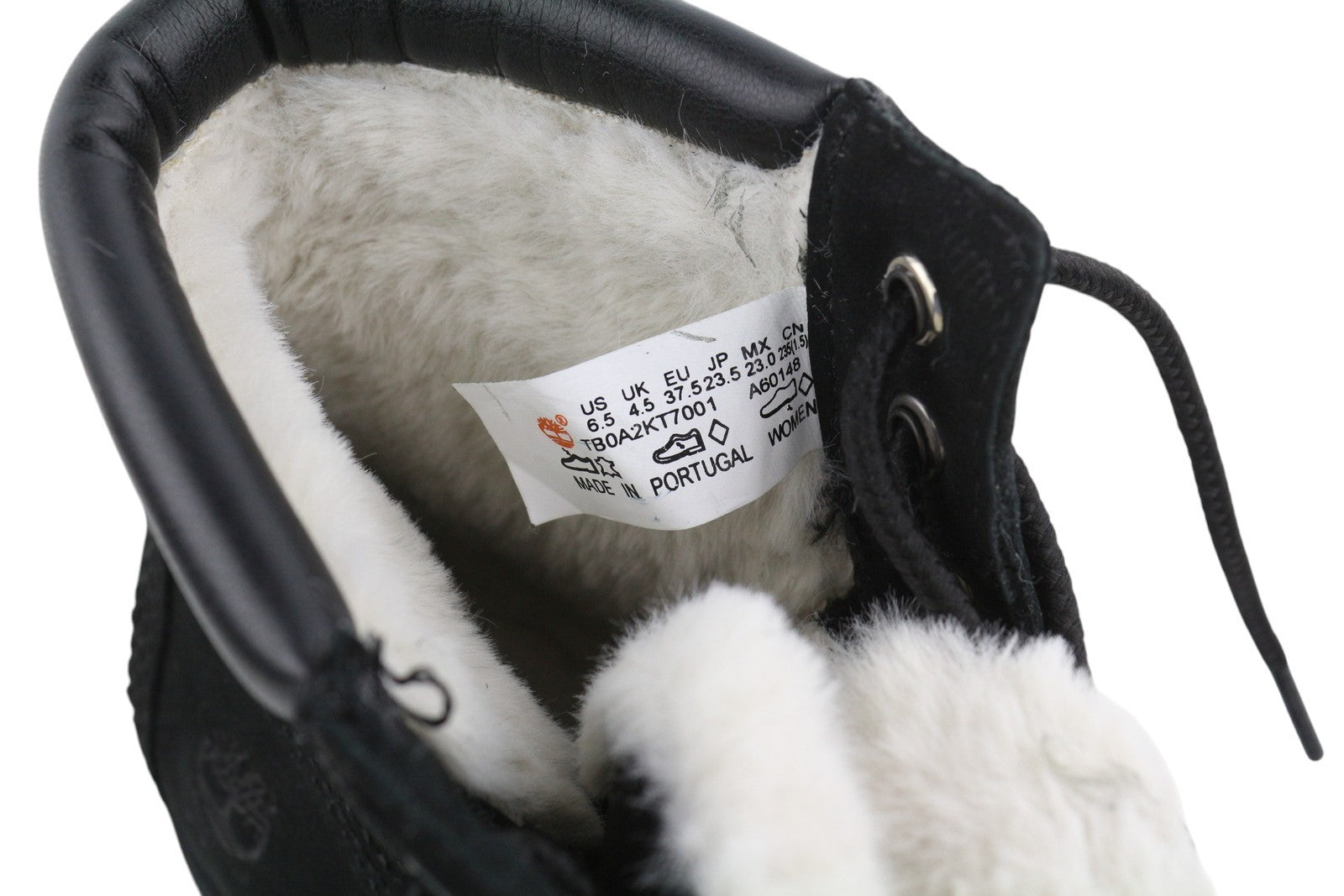 TIMBERLAND moteriški batai, 37.5 dydis, juodi odiniai, vandeniui atsparūs, su pamušalu, žieminiai. 