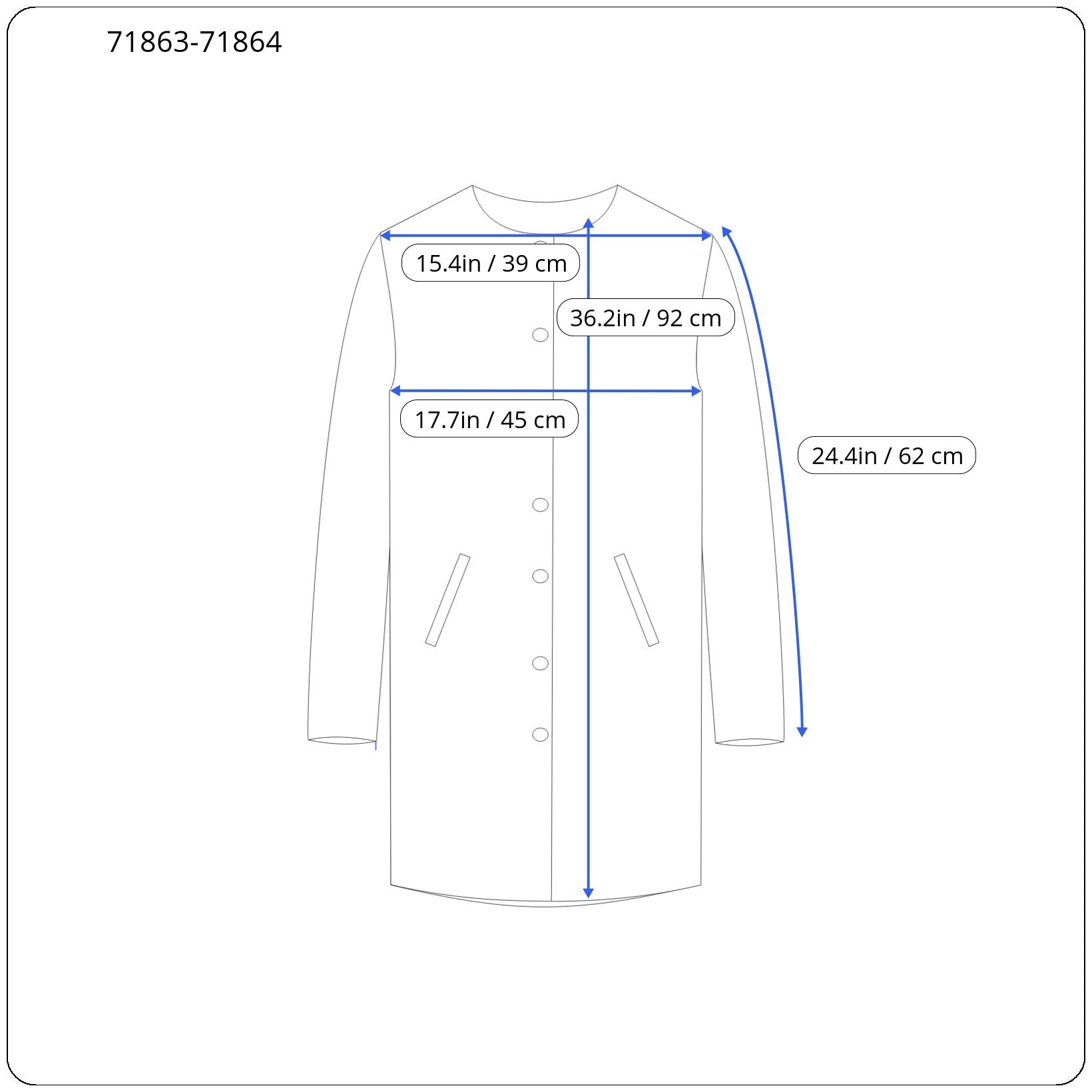 DESIGUAL Snow Robot EU36 Tamsiai mėlynas vilnonis paltas su languotu dizainerio vidutinio ilgio raštu 