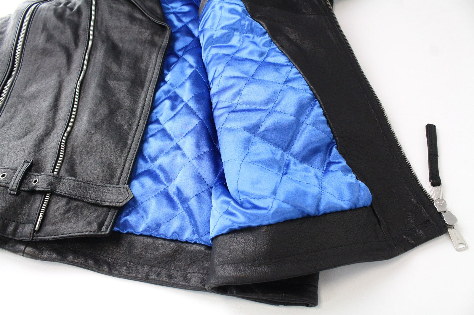 REPLAY juoda odinė vyriška striukė XL dydžio su pamušalu ir užtrauktuku, klasikinė, RRP499 