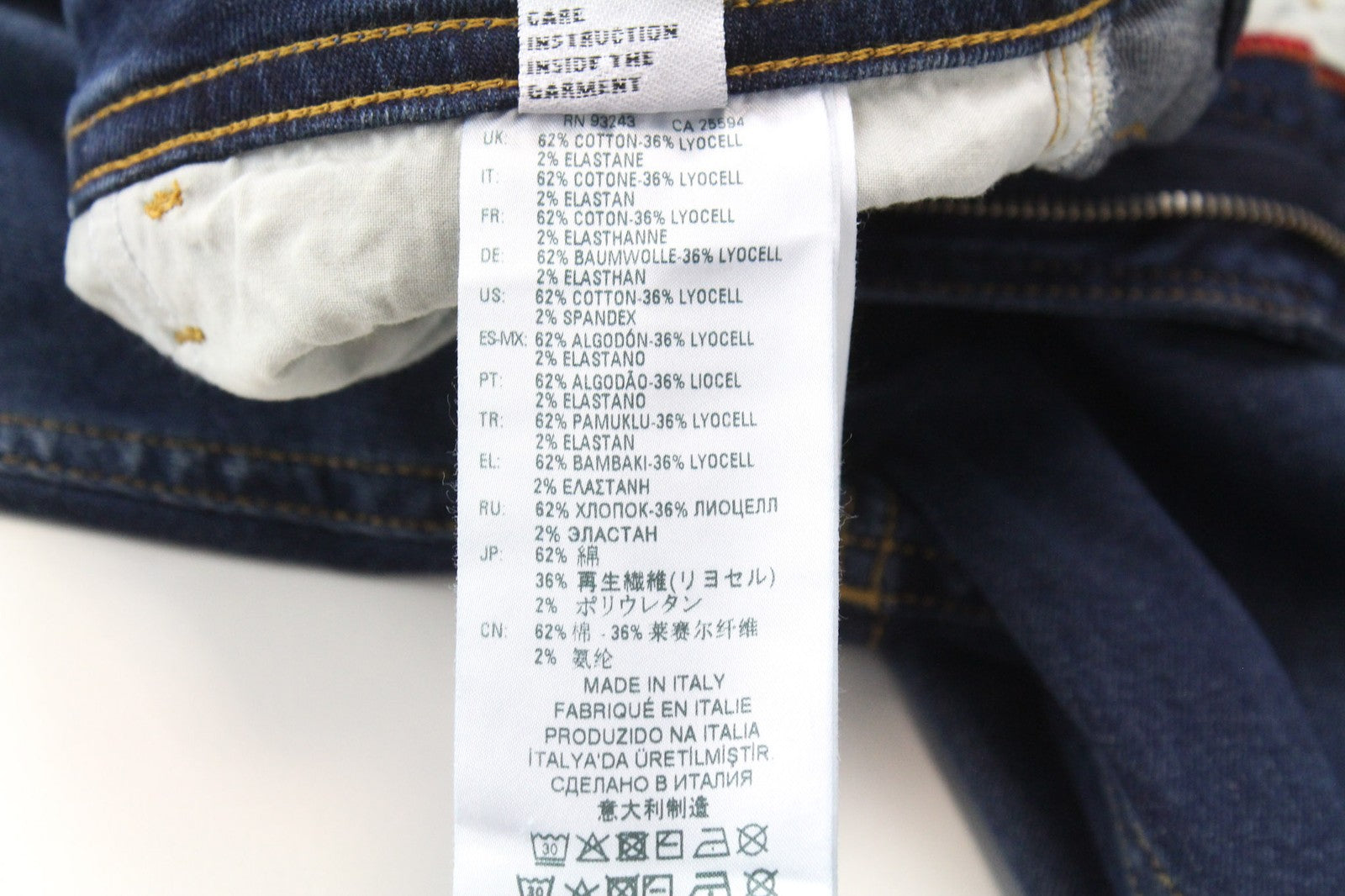 DIESEL Thommer 083AD Men's Jeans W26/L32 Skinny Carrot Boys Fit Blue Stretch