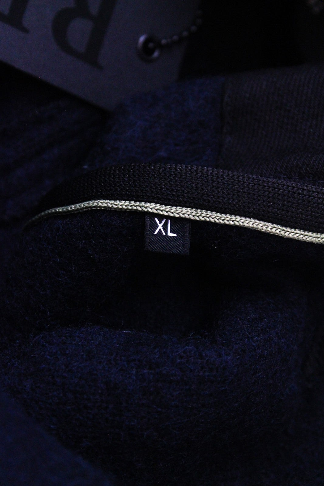 REPLAY vyriška striukė XL dydžio, tamsiai mėlyna, vilnos mišinio laisvalaikio stiliaus, dvieilė, su pamušalu ir apykakle 