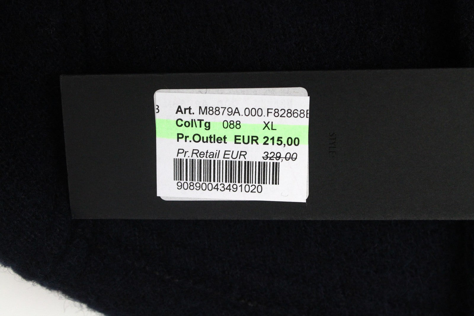 REPLAY vyriška striukė XL dydžio, tamsiai mėlyna, vilnos mišinio laisvalaikio stiliaus, dvieilė, su pamušalu ir apykakle 