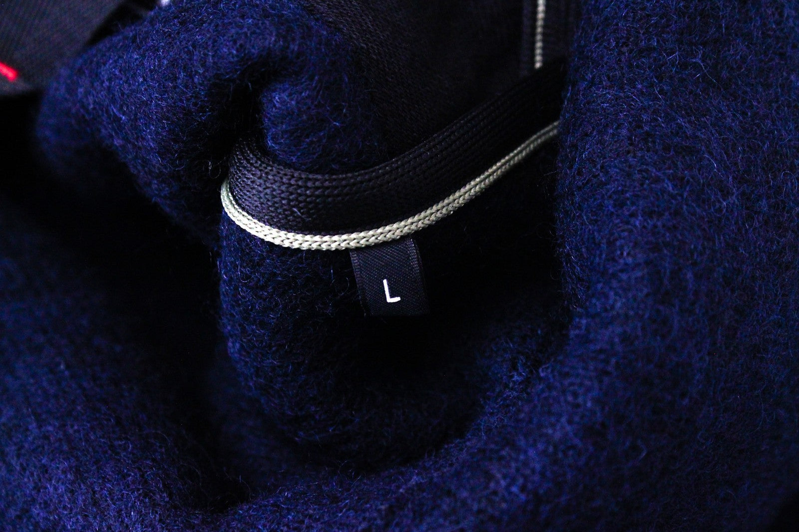 REPLAY vyriška striukė L tamsiai mėlyna, vilnos mišinio pamušalu, dvigubos krūtinės laisvalaikio kirpimas 