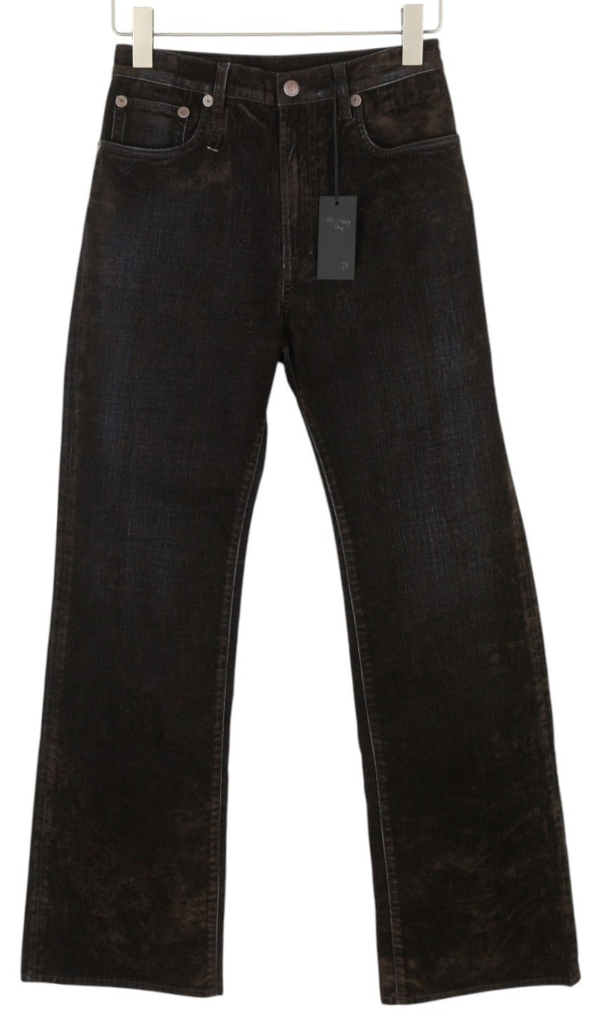 R13 Jean moteriški džinsai, 27 dydžio, rudi, aukštai krentantys, tiesaus kirpimo, su užtrauktuku. RMK 699 € 