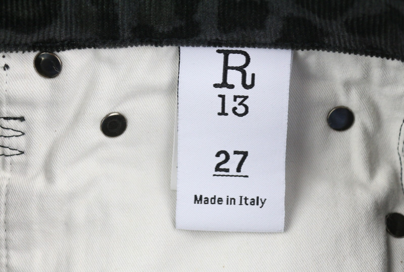 R13 Aukšto liemens aptemptos moteriškos kelnės 27 vidurnakčio leopardo rašto velveto užtrauktuku pilkos 