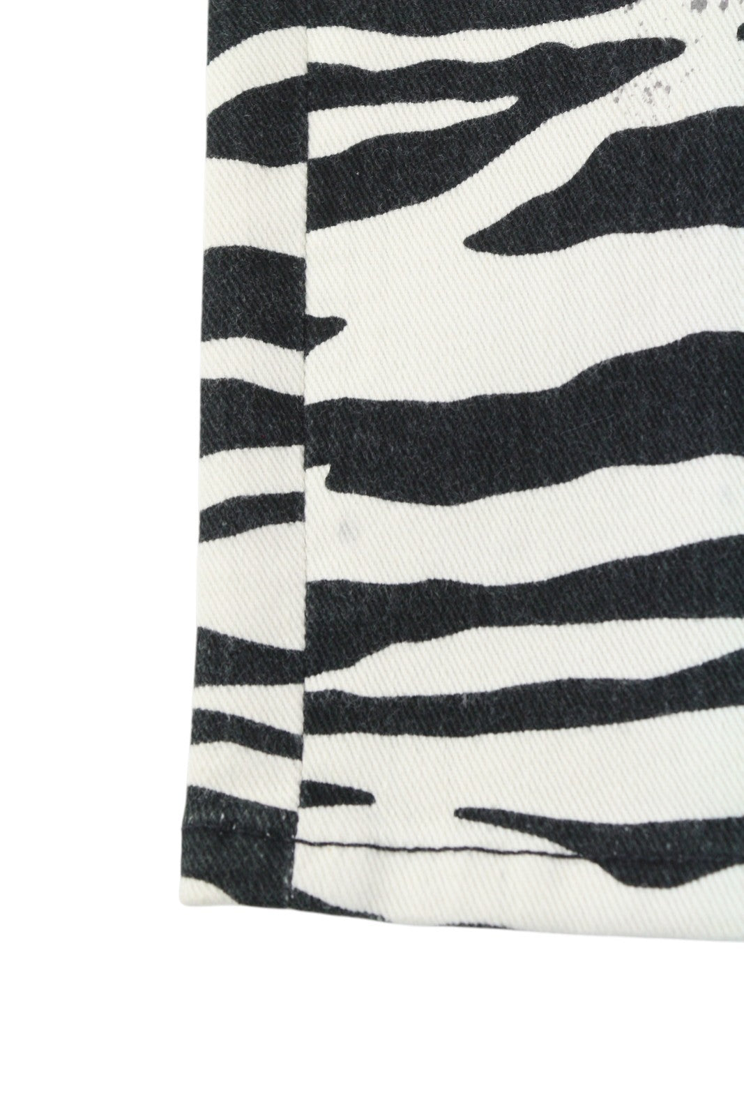 R13 Alison Skinny moteriški džinsai, 27, zebro raštas, užtrauktukas, laisvalaikio džinsinis logotipas, rekomenduojama kaina – 599 € 