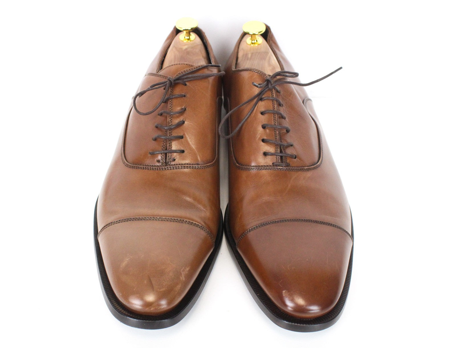 SUITSUPPLY vyriški batai, EU44.5, rudi, odiniai, oksfordo stiliaus, klasikinės suknelės formos batai su nėriniuota palaidine. 