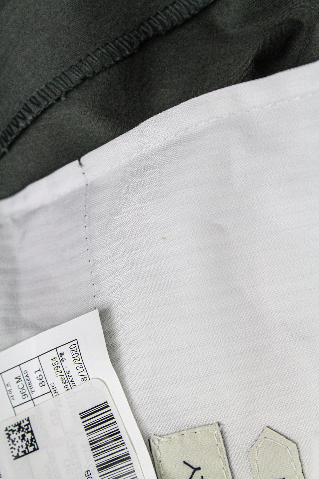 SUITSUPPLY Soho Men's Trousers UK38R Green Pleated Stretch Cotton Formal Pants