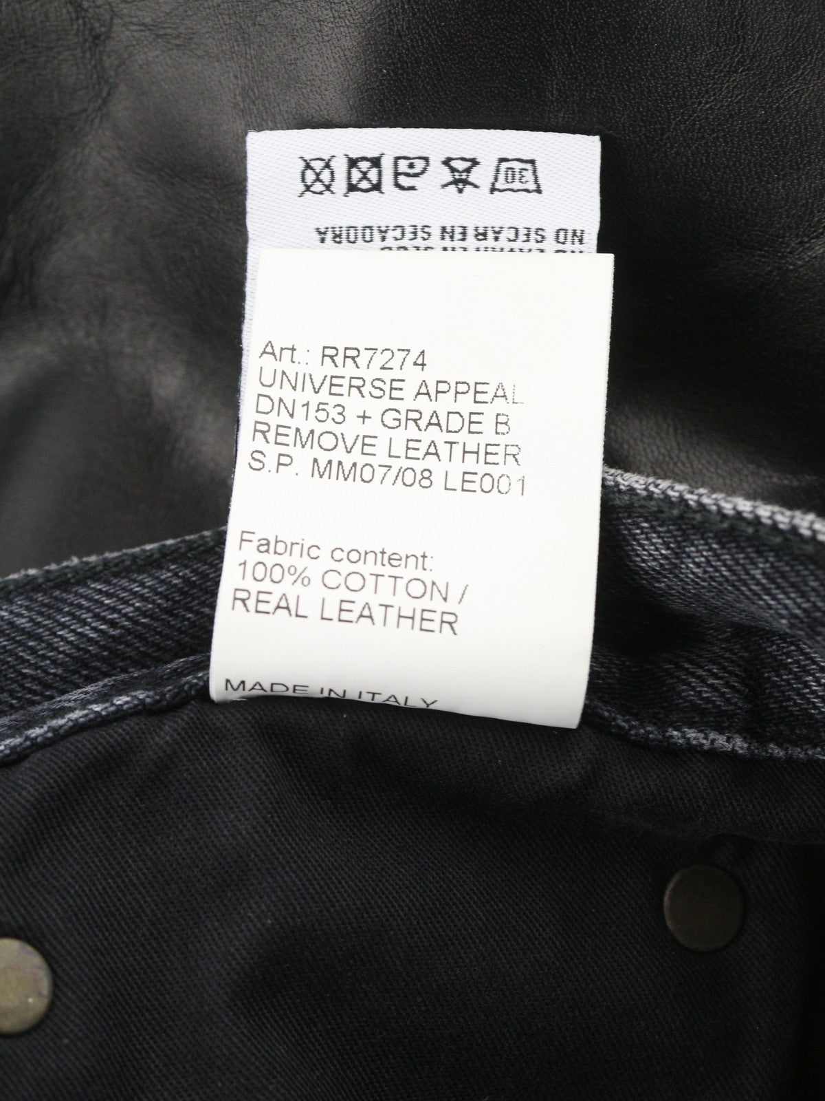 R13 Nuimami „Axl Slim“ moteriški džinsai su odinėmis klešnėmis, 27, akmens juodumo, džinsinis, rekomenduojama kaina – 999 € 