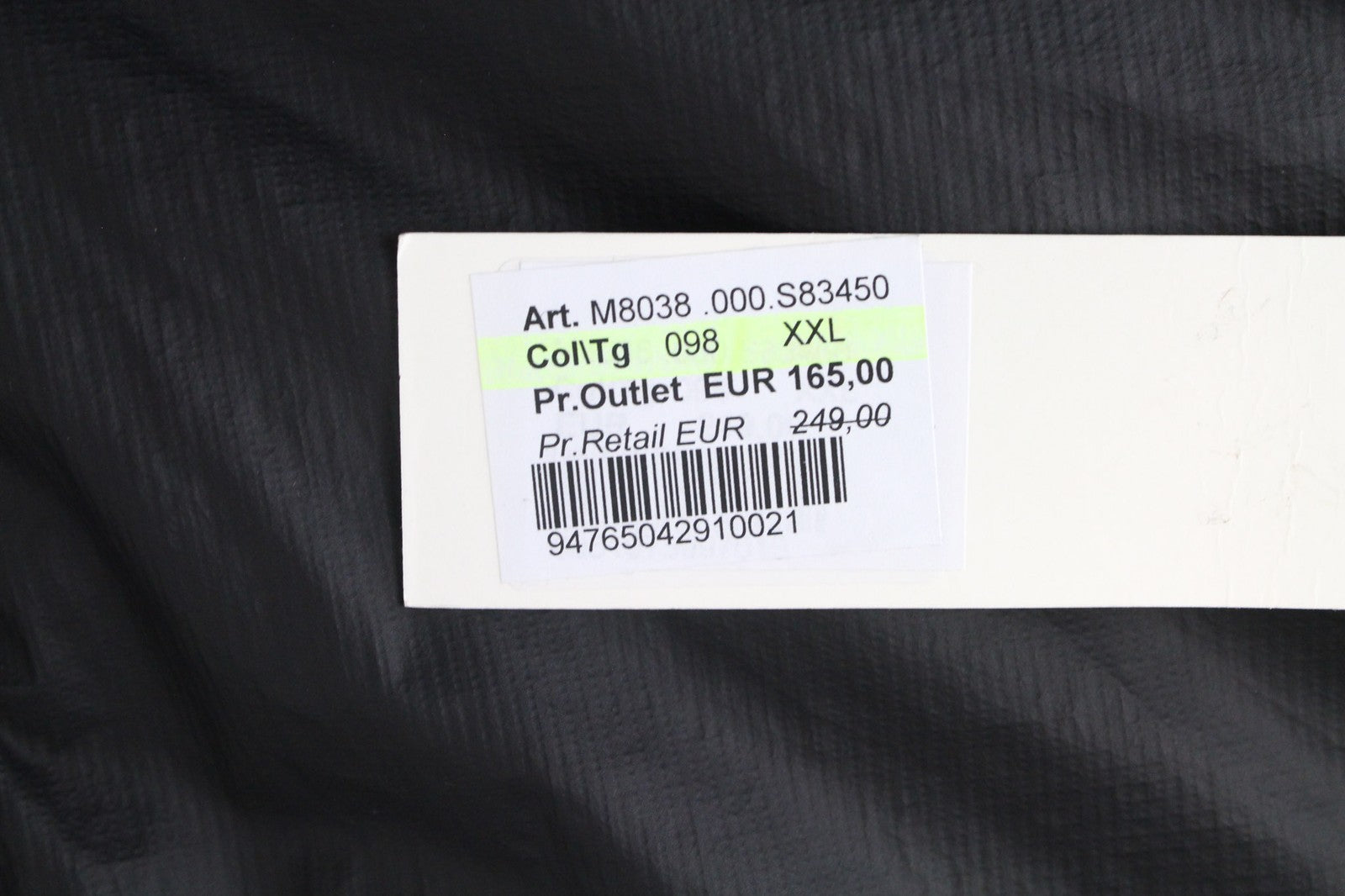 REPLAY vyriška striukė 2XL, juoda, su užtrauktuku, ilgomis rankovėmis, vienos krūtinės su logotipu 