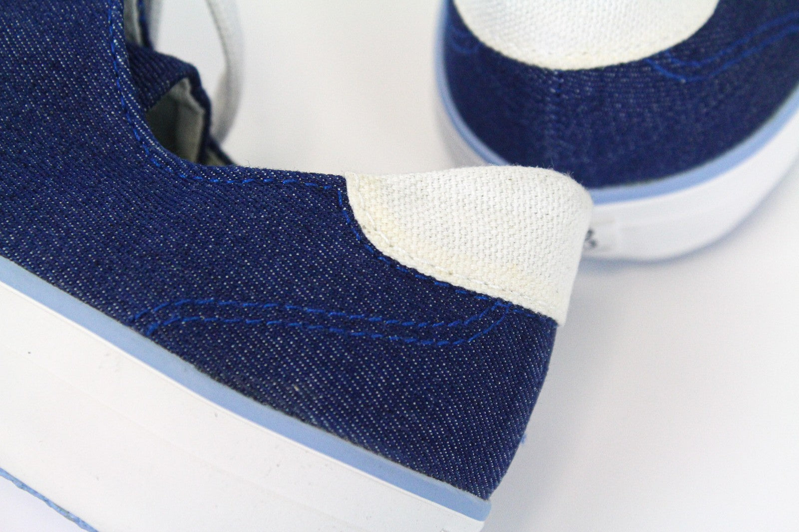 HARMONT &amp; BLAINE vyriški sportbačiai EU40 mėlyni, žema pakulnė, suvarstomi, džinso stiliaus, klasikiniai 