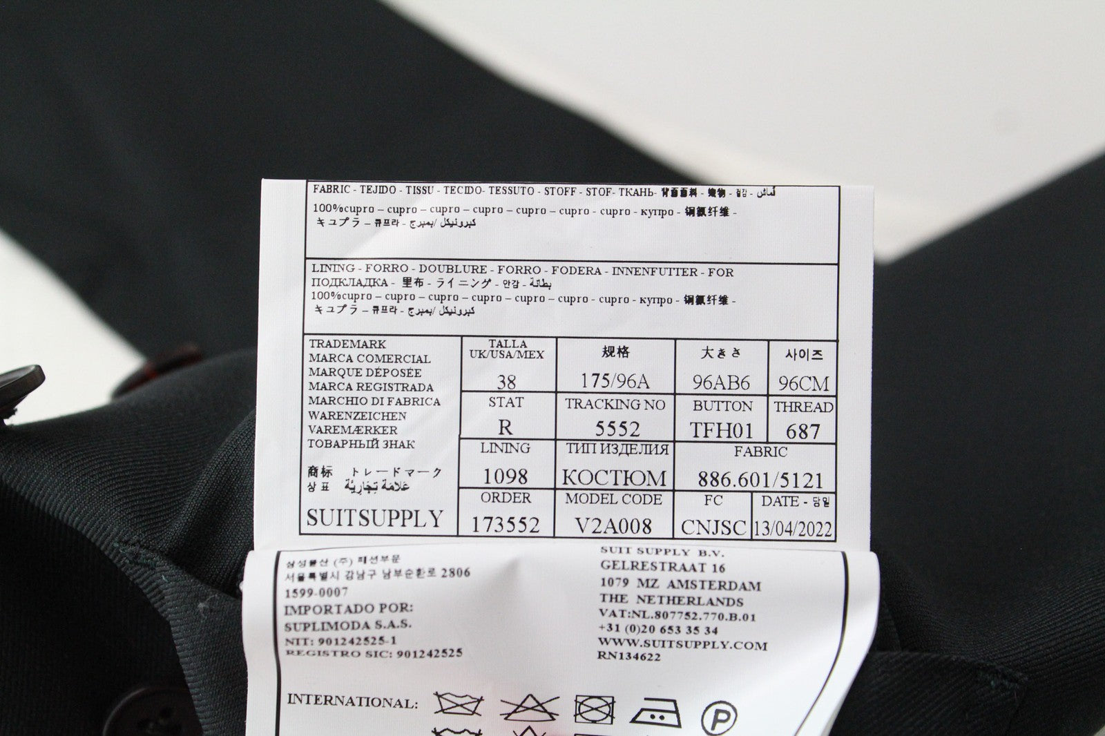 SUITSUPPLY Ferrara Men's Suit UK38R Green Wool 2Pc Set with Waistcoat & Pants