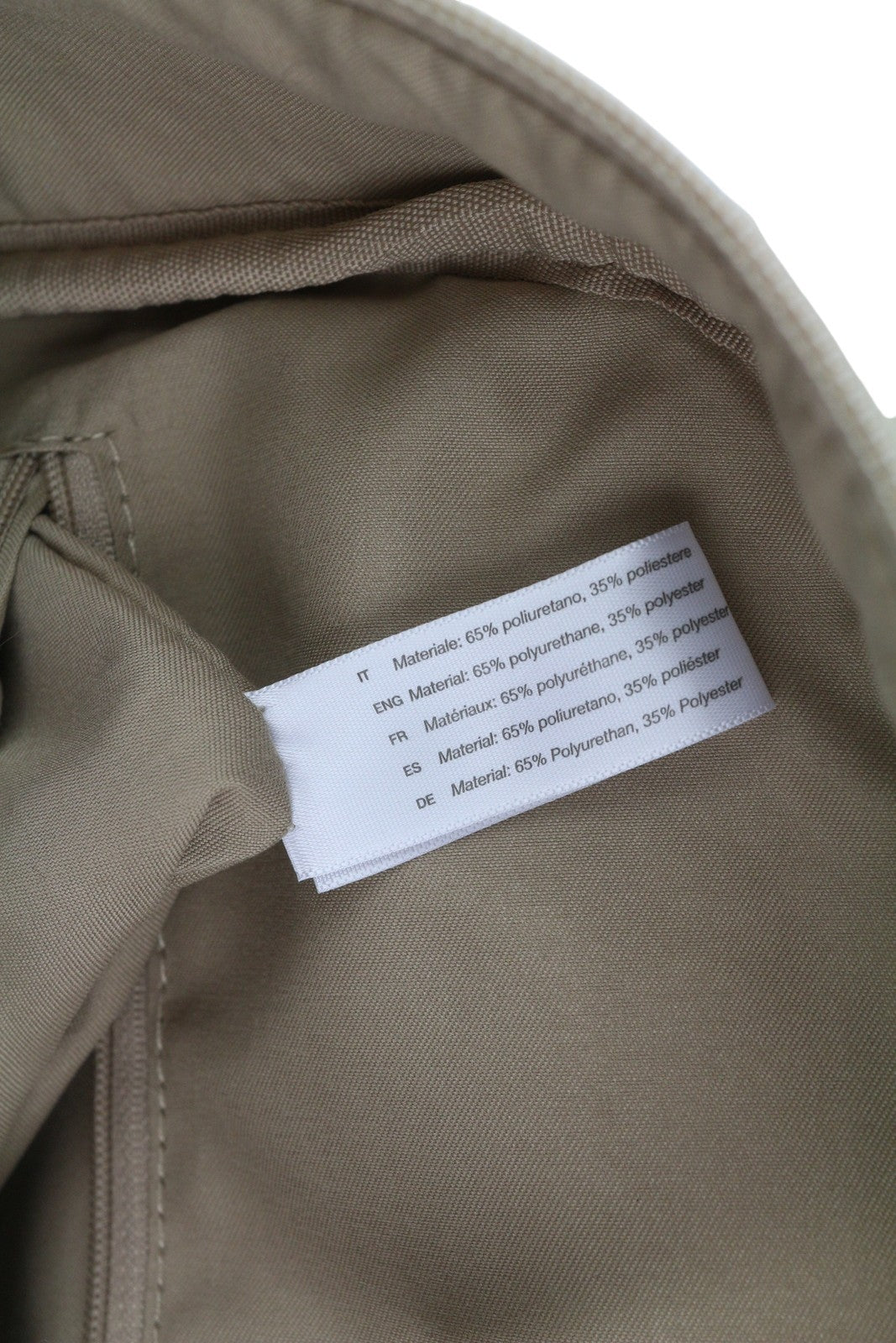 O BAG Sofia moteriška rankinė OS šviesiai smėlio spalvos su dviem rankenomis, užtrauktuku, logotipu 