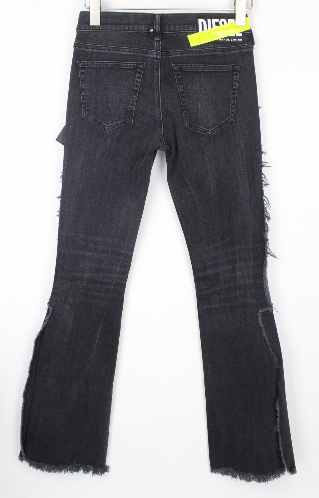 DIESEL D-Ebbey-F 081AH moteriški džinsai W25/L32 pilki, laisvo kirpimo, tamprūs, žemo liemens. 