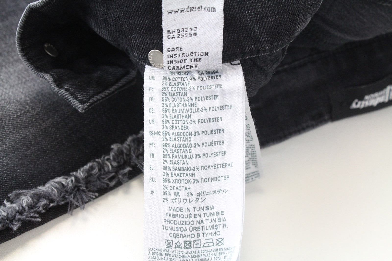 DIESEL D-Ebbey-F 081AH moteriški džinsai W25/L32 pilki, laisvo kirpimo, tamprūs, žemo liemens. 