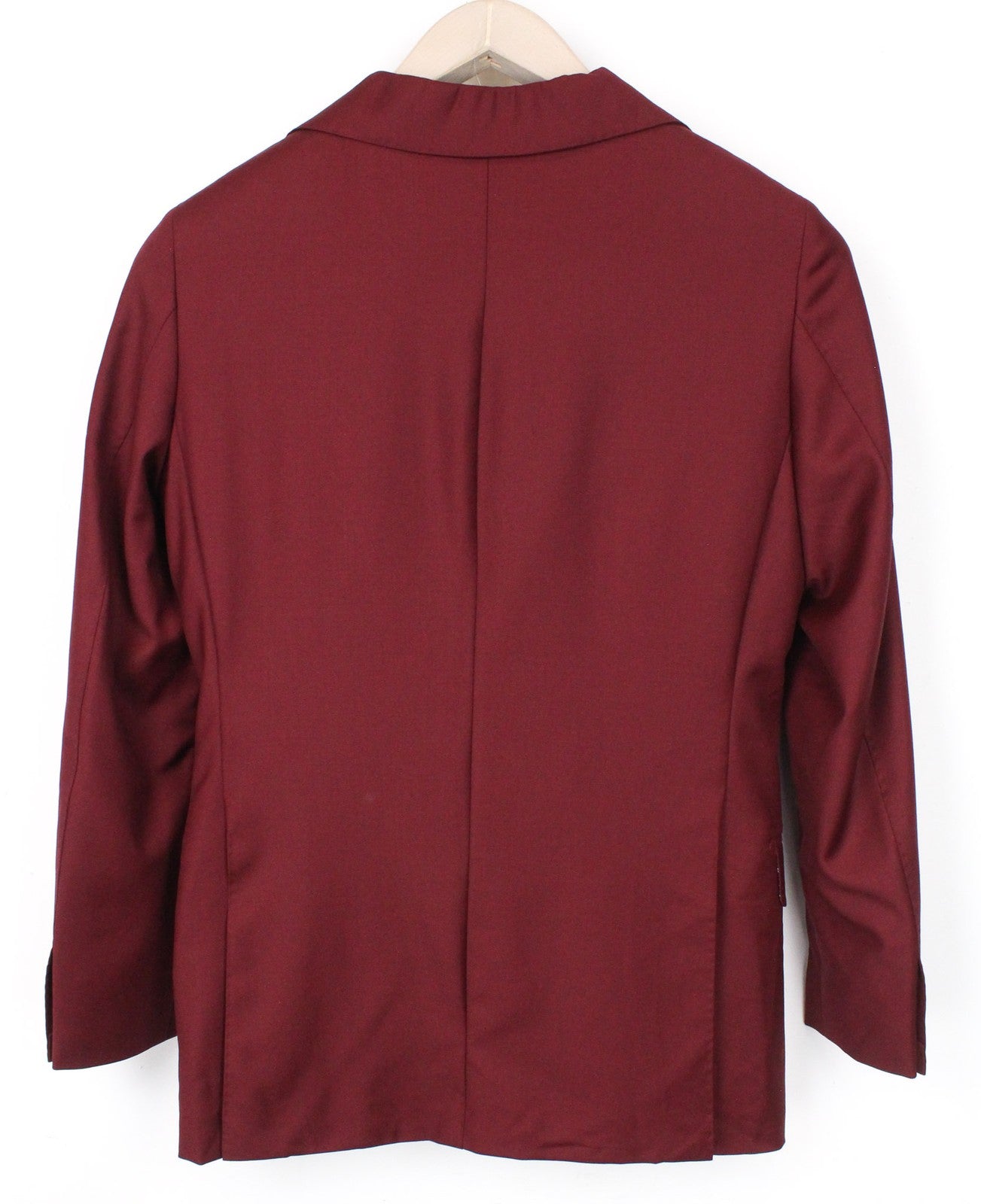 SUITSUPPLY La Spalla Men's Blazer UK30R Red Pure Wool Formal One-Button