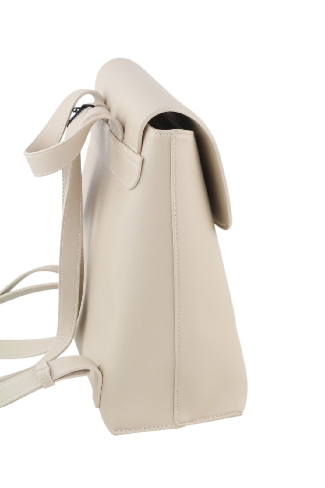 O BAG Zaino moteriškas krepšys OS šviesiai smėlio spalvos su dviem rankenomis ir magnetiniu užsegimu 