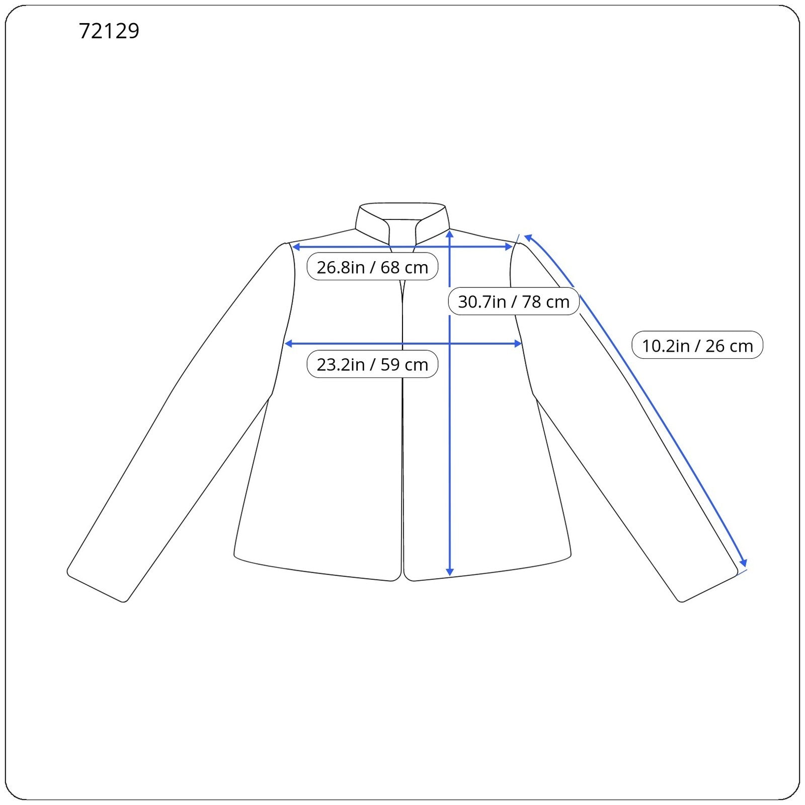 DESIGUAL moteriškas paltas EU42 mėlynas tartanas didelis kimono stiliaus vilnos mišinio paltas 