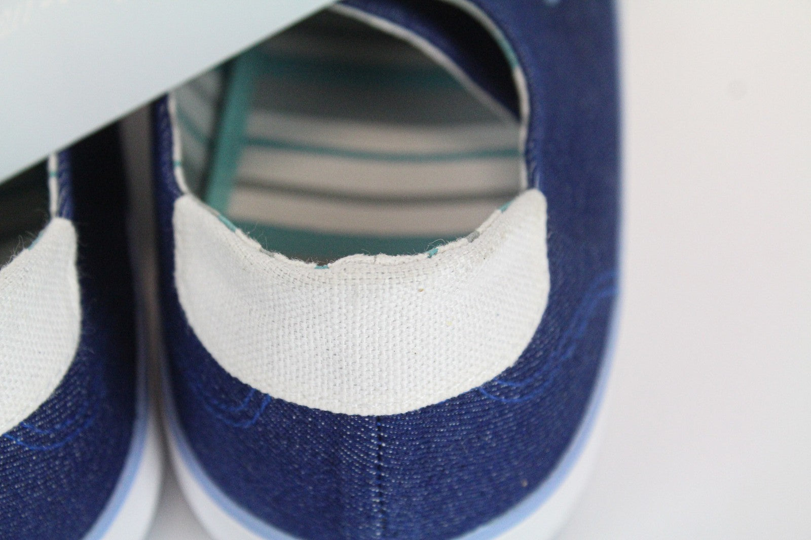 HARMONT &amp; BLAINE vyriški sportbačiai, EU42, mėlyni, džinso imitacijos, siuvinėtas žemas viršutinis logotipas 