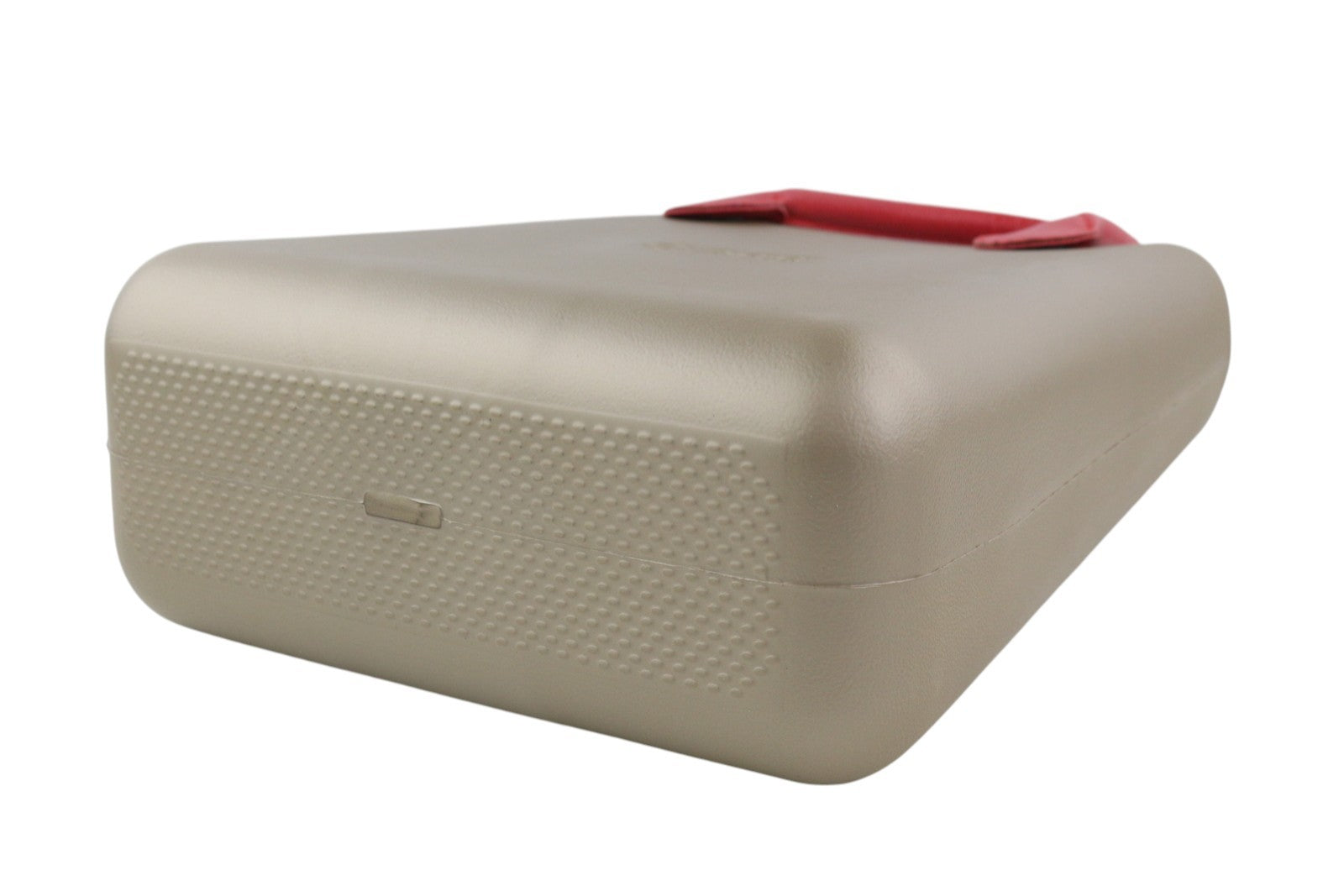 O BAG Chic moteriškas krepšys OS rudas auksinis dvigubos rankenos su logotipu ir kvadratiniu vidiniu krepšiu 