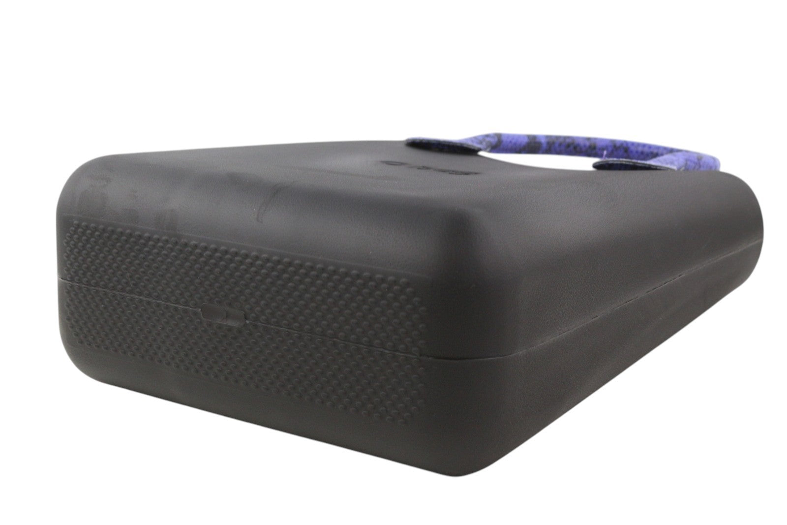 O BAG Chic moteriškas krepšys OS Snake violetinis, su dviem rankenomis, kvadratinis, juodas 