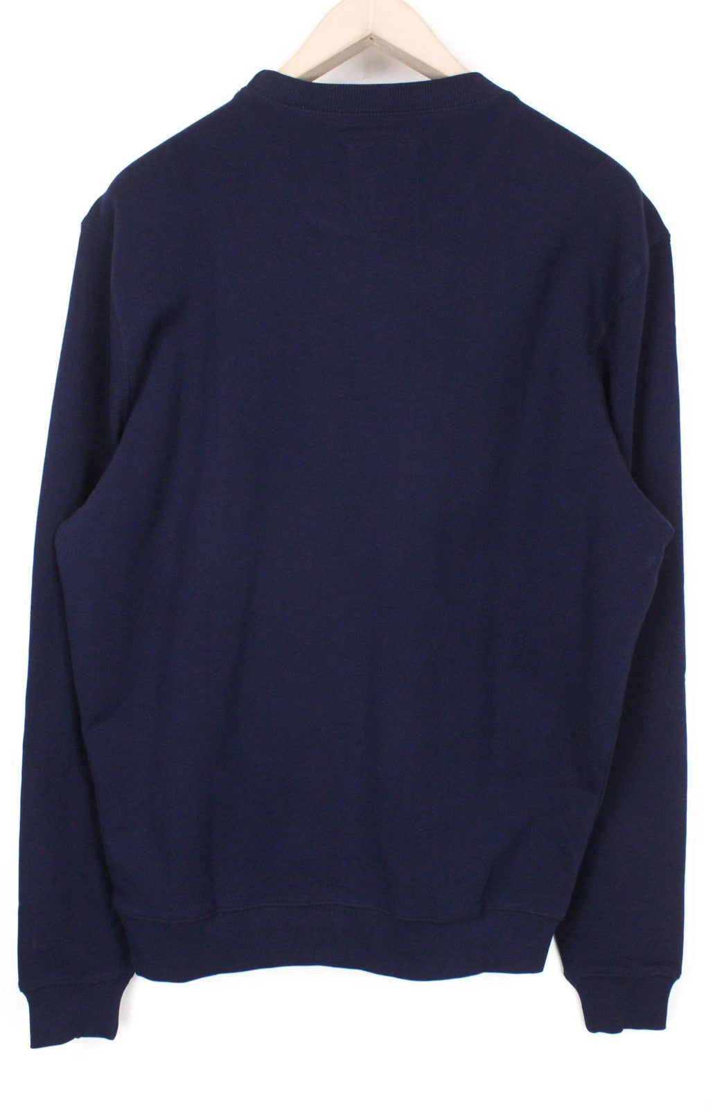 DIESEL S-Joe-B Felpa vyriškas džemperis L dydžio tamsiai mėlynas flisinis logotipas su kregžde ir klasikiniu džersio ... 