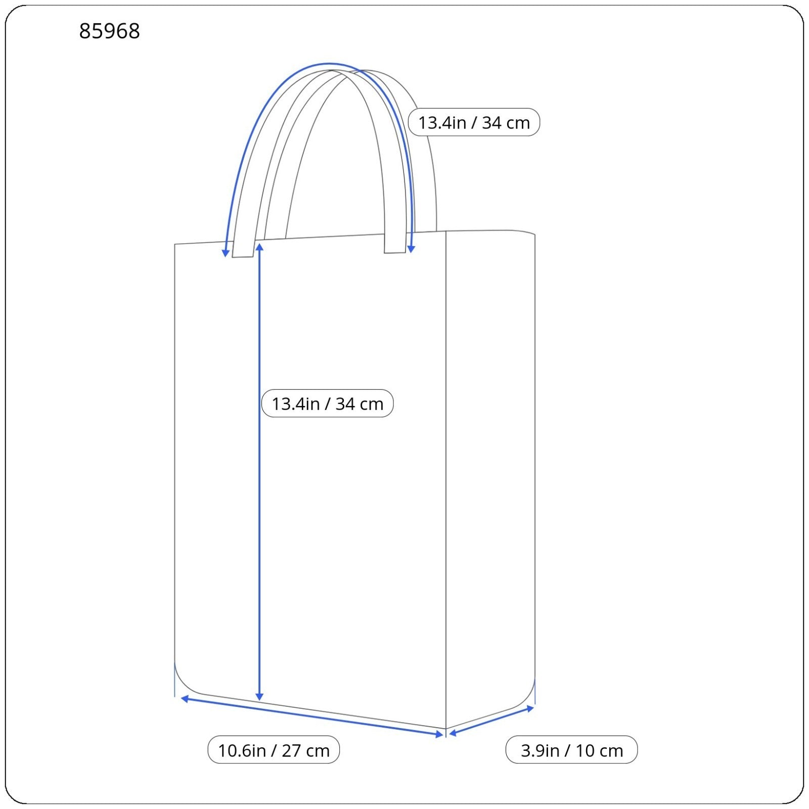 O BAG Chic Women Bag OS Black Purple Double Handles Inner Bag Tote Square Dark