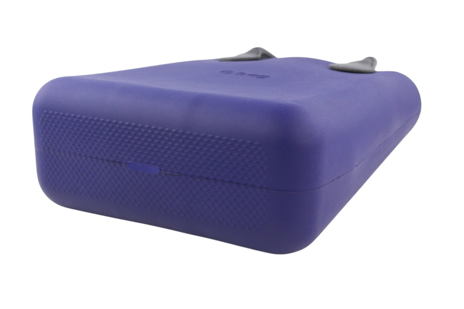 O BAG Chic moteriškas krepšys OS mėlynas dvigubomis rankenomis vidinis krepšys su kvadratiniu logotipu