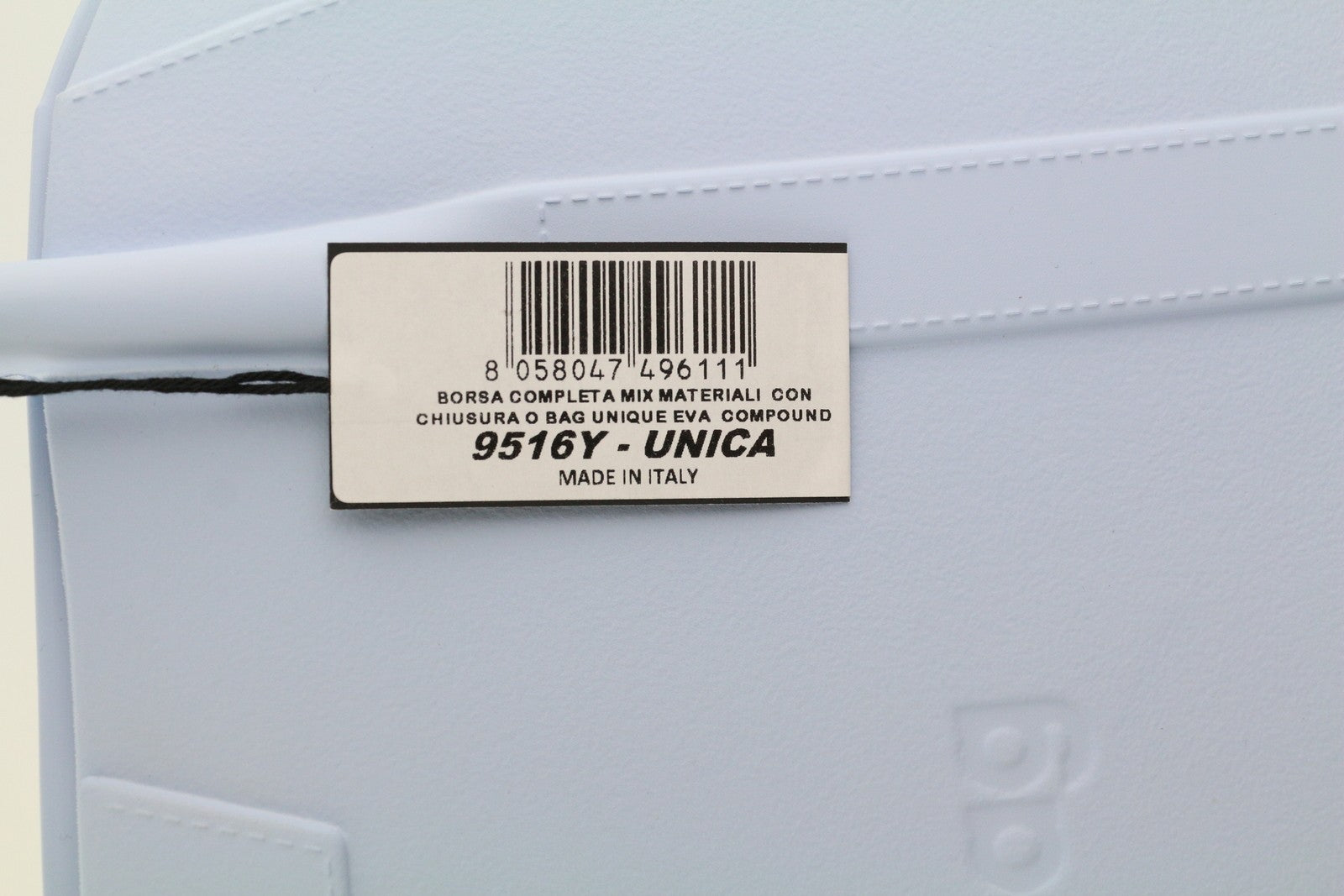 O BAG unikali moteriška rankinė OS šviesiai mėlyna tekstūruota silikoninė vandeniui atspari dviguba rankena 