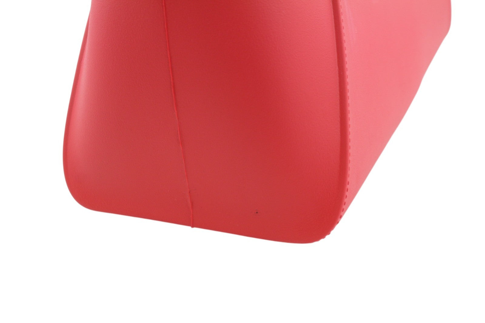 O BAG unikali moteriška rankinė OS raudona tekstūruota silikoninė vandeniui atspari dviguba rankena laisvalaikiui 