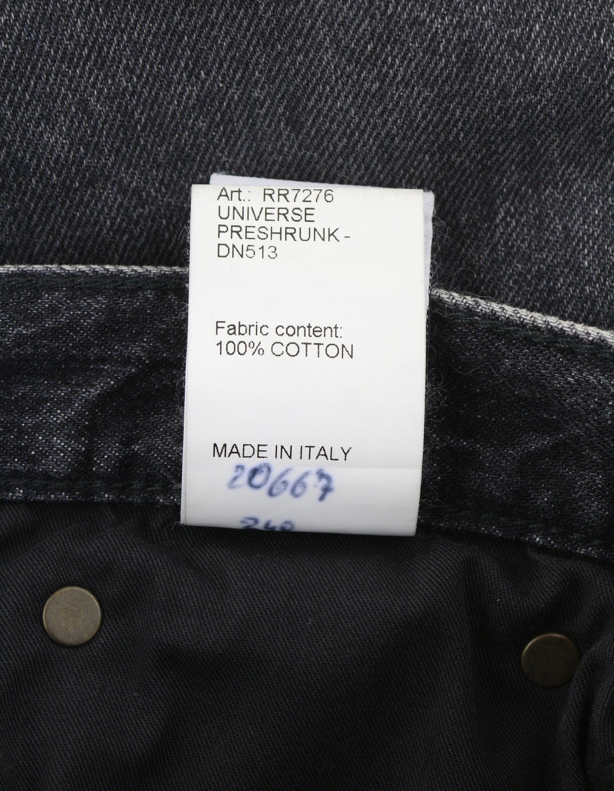 R13 Courtney Slim Women Jeans 27 Everit Black Faded High Waist Straight Fit