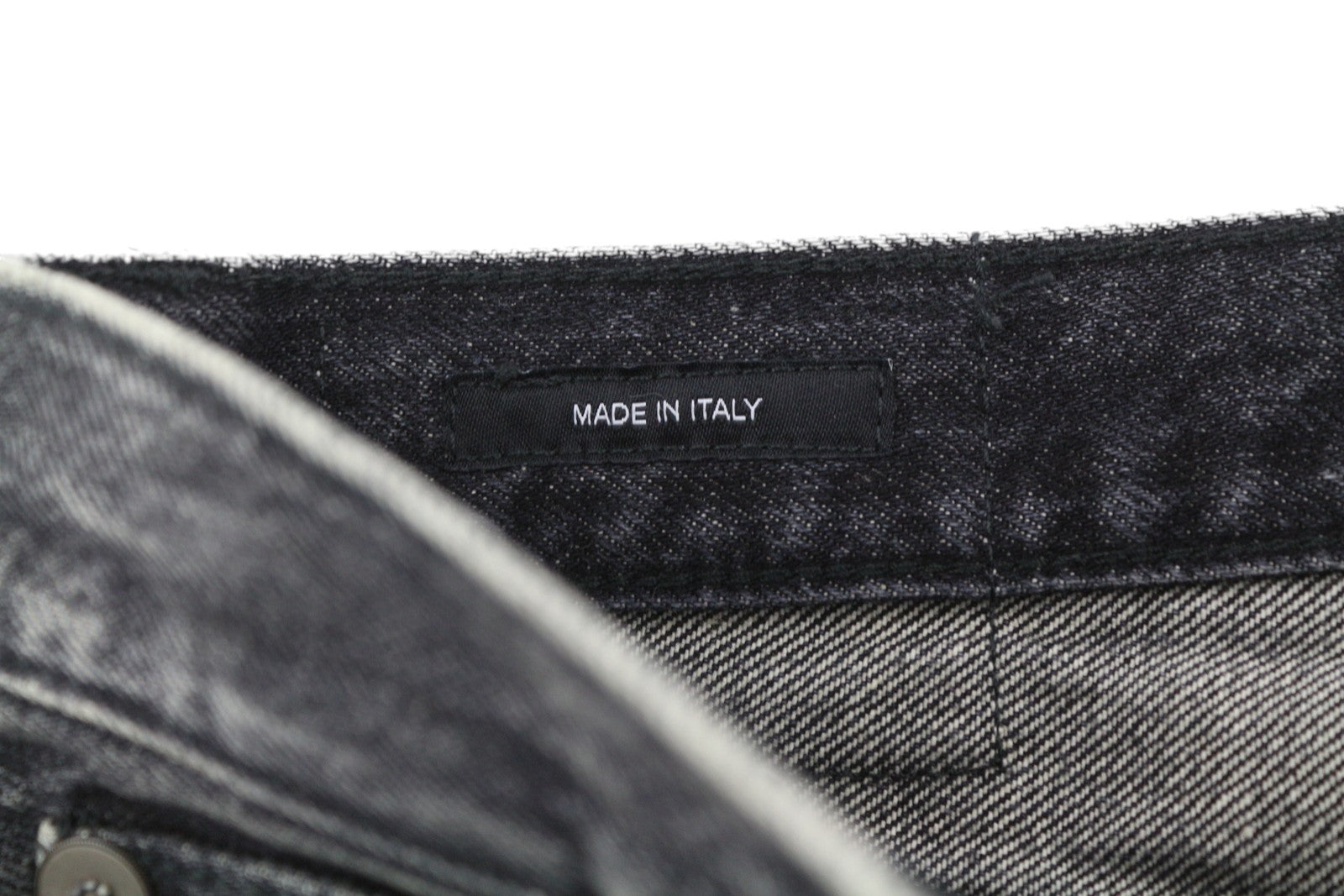 R13 Courtney Slim Women Jeans 27 Everit Black Faded High Waist Straight Fit