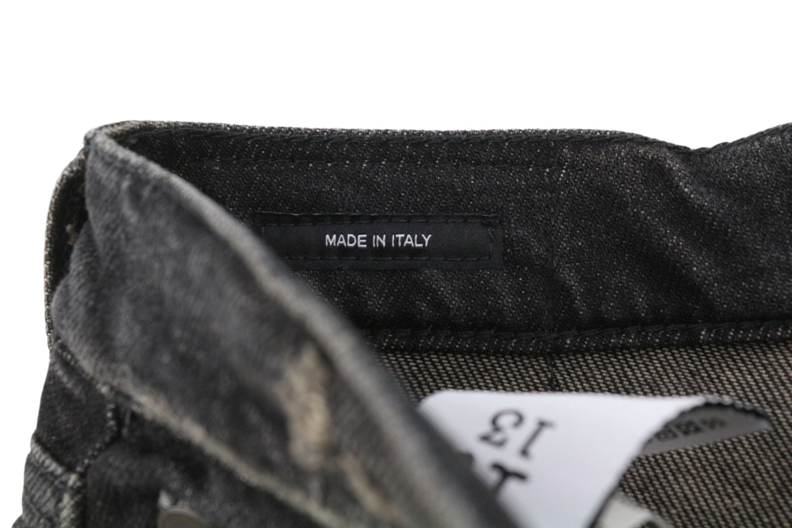 R13 Romeo Double Classic Women Jeans 26 Abbey Black Skirted Straight RRP€750