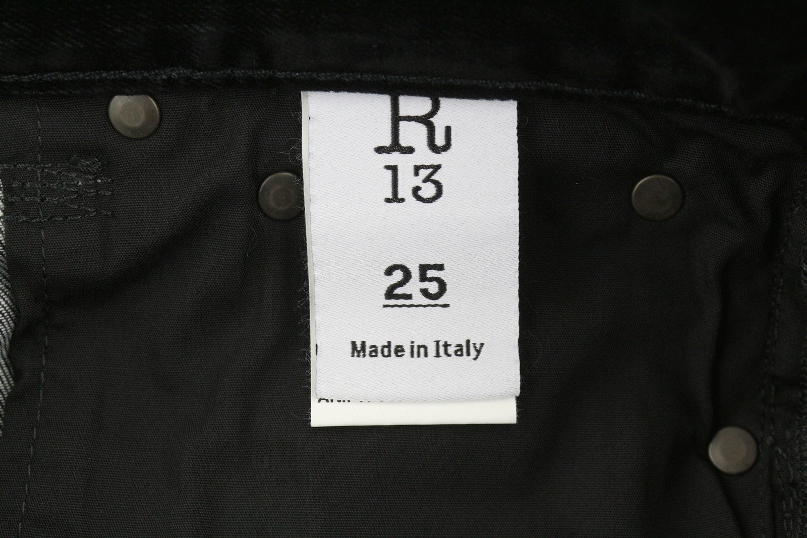 R13 Romeo moteriškos kelnės 25 juodos aksominės trumpintos tiesios kelnės iki kulkšnių su užtrauktuku 