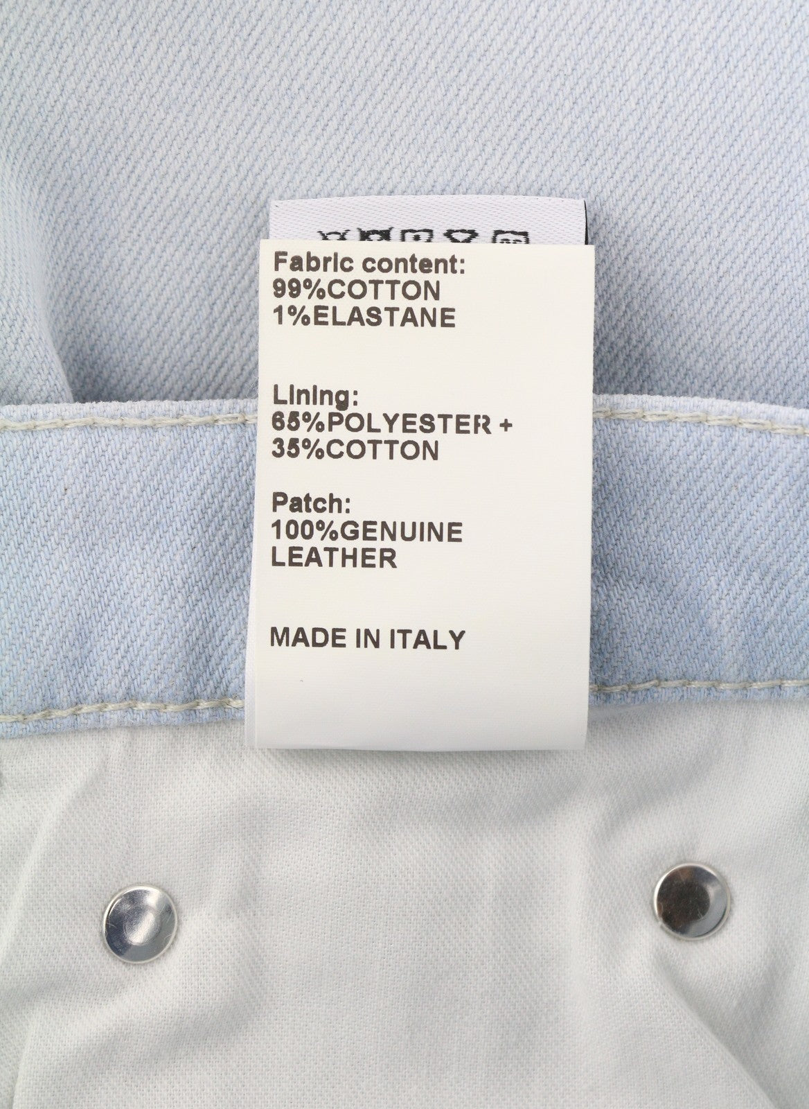 R13 Damon klostuoti mėlyni moteriški džinsai 23 išblukintos mėlynos spalvos tamprios, skalbtos plačios klešnės RRP 595 € 