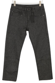 R13 Boy Straight Women Jeans 27 Vintage Grey Zip Fly Dark Denim Pockets Casual