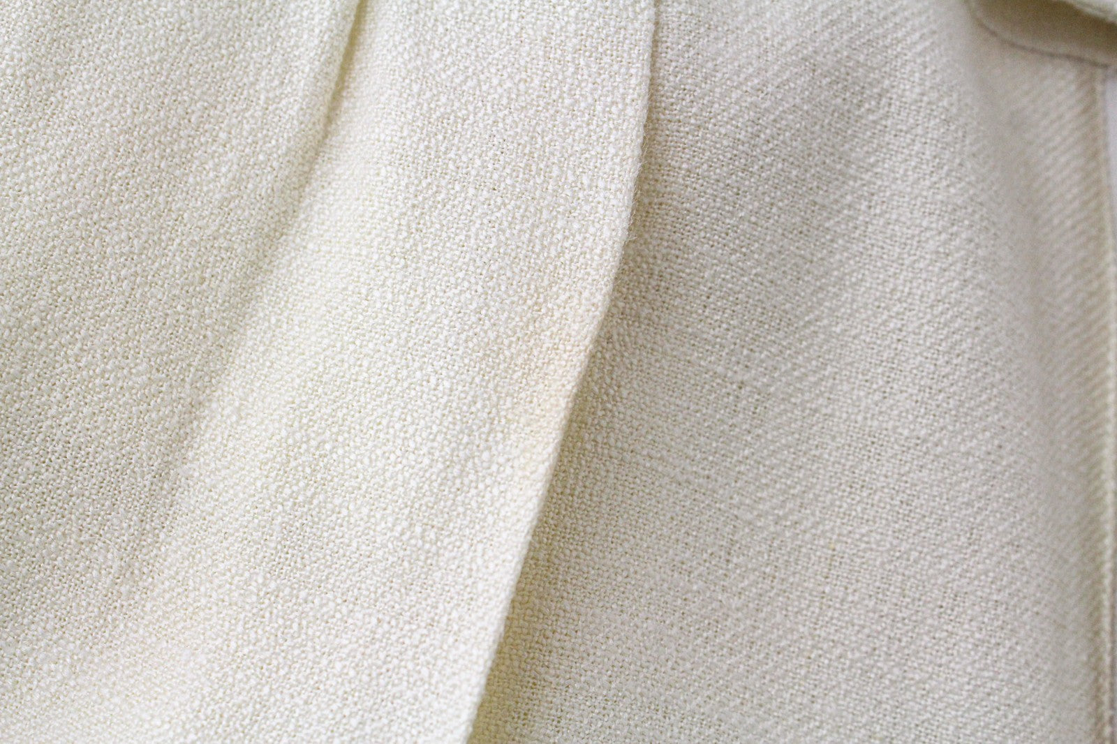 SUITSUPPLY La Spalla Men's Suit UK30R Off-White 2Pc Slim Silk Linen Two-Row Fit