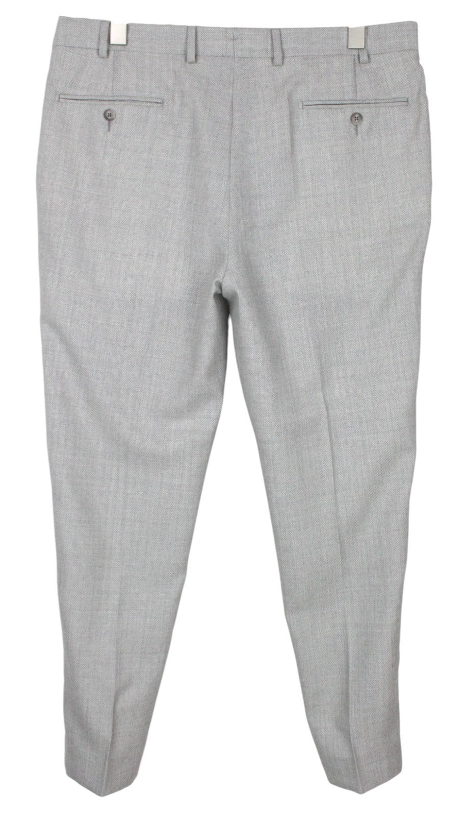 SUITSUPPLY Havana Jetted Men's Suit UK44R Slim Fit Grey Pure Wool 2Pc Melange