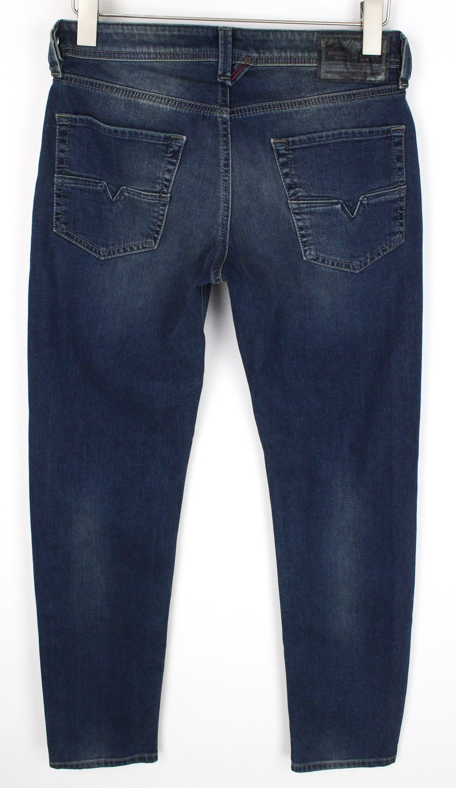 DIESEL Larkee-Beex 084BU Men's Jeans W28/L32 Tapered Blue Washed Cotton Stretch