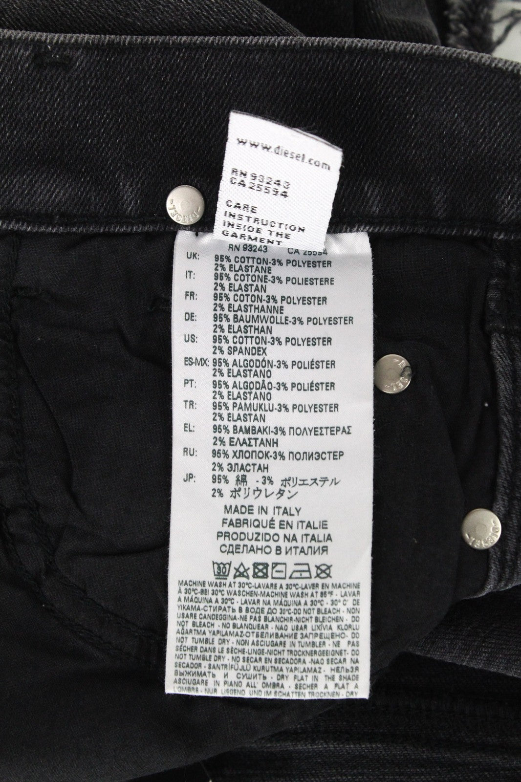 DIESEL D-Ebbey-F 081AH moteriški džinsai W26/L34 pilki, tamprūs, žemo kirpimo, laisvo kirpimo, medvilniniai. 