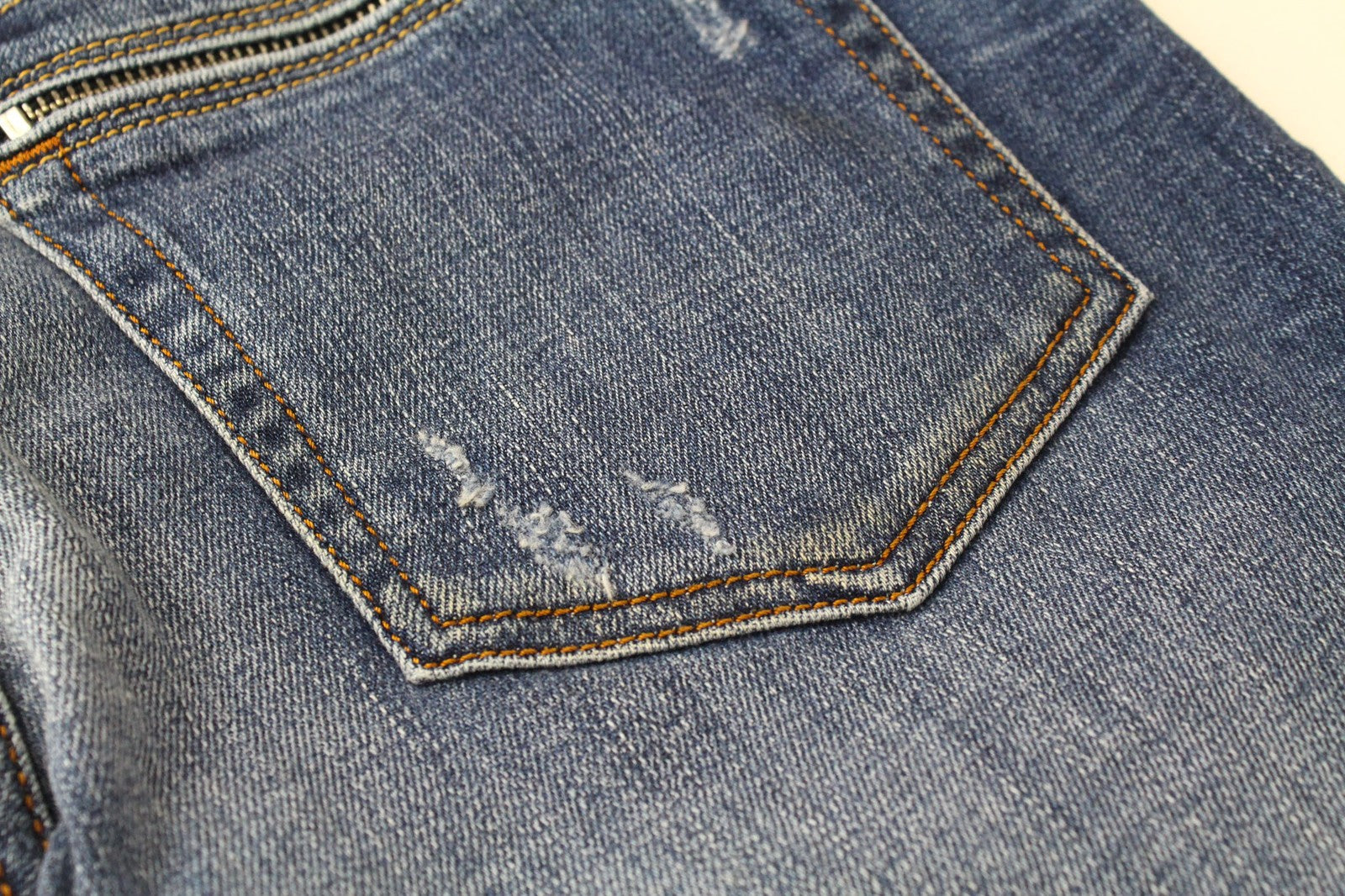 DIESEL D-Amny 086AN vyriški džinsai W29/L30 aptempti mėlyni tamprūs džinsai, medvilninis skalbimas 